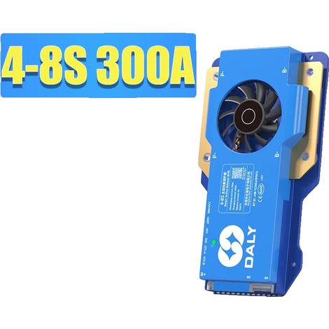 Système de gestion de batterie, équilibrage actif, courant de charge de 100A, 4-8S 300A BMS CAN (1/2)