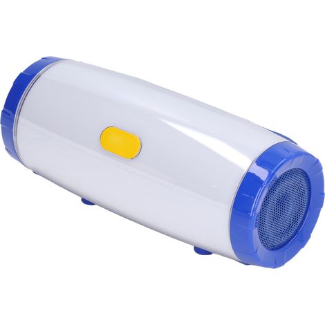 Mehrfarbiger LED-Bluetooth-Lautsprecher, kabelloser 7-Farben-Lautsprecher, kraftvoller Bass, FM-Radio, Freisprecheinrichtung, Micro-SD-Karte, originelles Geburtstagsgeschenk (blau, eingebauter Akku) (1/5)