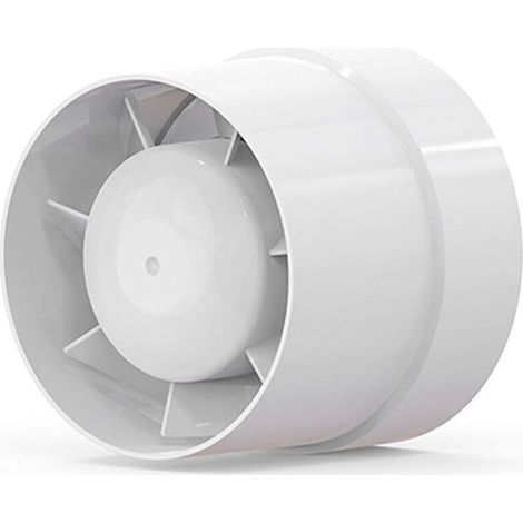 Ventilateur extracteur d'air 100mm – Débit 130 m³/h – Consommation 12W – Niveau sonore 34-40 dB – Pour salle de bain et cuisine