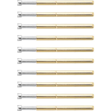100 pcs connecteurs pogo tete Q 4 griffes laiton acier inoxydable courant 5A pour test PCB remplacables (1/5)
