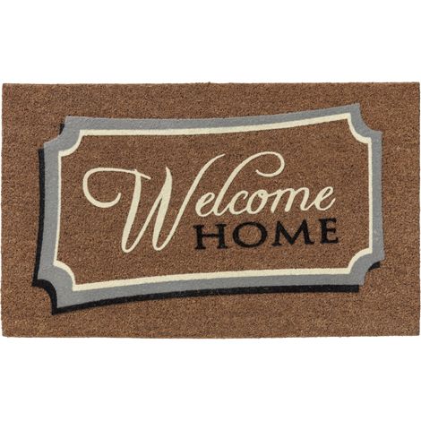 Paillasson extérieur et intérieur - 45 x 75 cm Welcome Home (1/3)
