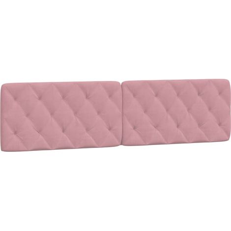 Maison Exclusive - Kopfteil-Kissen Rosa 200 cm Samt