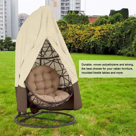 Housse imperméable pour fauteuil suspendu en rotin de jardin - E (1/5)