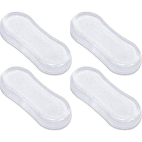 Tampons Abattant WC,Patins Pour Abattant De Toilette,Pare-chocs Siège Toilette Universels,Silencieux évitement De Collision Tampon Abattant WC Avec Adhésif Puissant Remplacement Coussinets Protection (1/4)