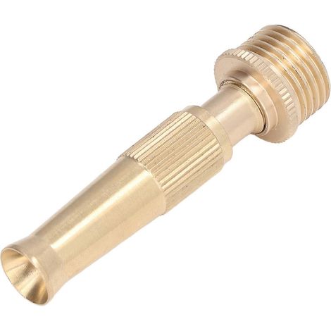Garden Hose Nozzle Water Hose Nozzle G1/2 External Thread High Pressure Resistant Rotatable Adjustable Garden Hose Nozzle Attachment (1/5)