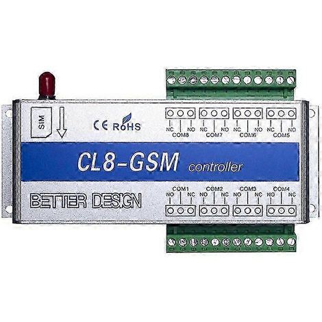 Relais de commande à distance mobile CL8-GSM, interrupteur intelligent, commande à distance par SMS mobile - Prise standard européenne kns (1/5)