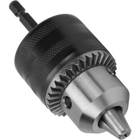 Leichtes Bohrfutter-Set 1,5–13 mm (3/8–24UNF) mit 6-mm-Innensechskantschlüssel und 3/8-Zoll-Gewindeverlängerungsstange (1/5)