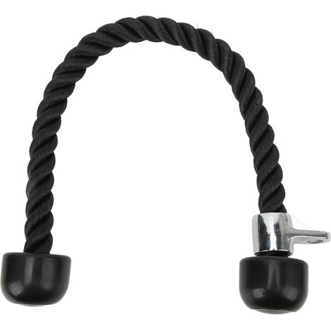 Corde de traction double poignée pour biceps et triceps, équipement de musculation fitness (1/5)