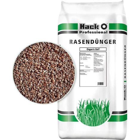 HACK PROFI Engrais pour gazon Organic Golf 20 kg Engrais professionnel pour greens et fairways