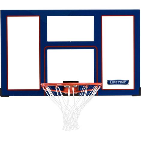 Lifetime Basketballwandpaneel Blau Weiß 121x75