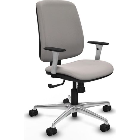 Chaise de bureau piqueras y crespo Alares blanc mousse injectée (1/2)