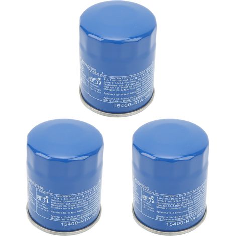Lot de 3 filtres à huile moteur en métal robuste 15400 RTA 003 pour ACCORD (1/5)