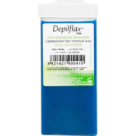 Depilflax Wachsrolle zur Gesichtshaarentfernung mit Azulen, 110 g