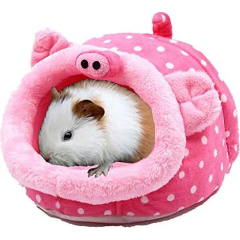 Cama Para Roedores - Cueva De Felpa Con Cremallera - Para Chinchillas, Erizos, Cobayas, Hámsters, Ratones Y Mapaches - 1 Unidad (1/5)