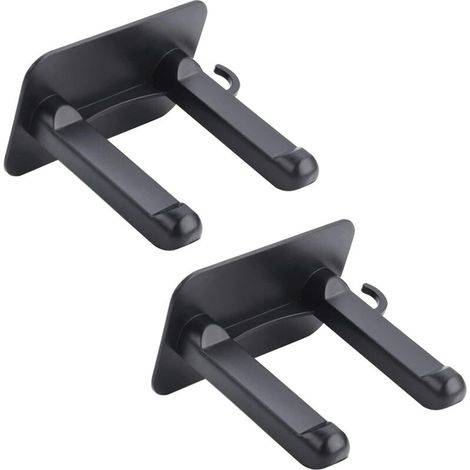 Set mit 2 selbstklebenden Trocknerhaltern für Badezimmer, Hotel, Friseursalon (1/5)