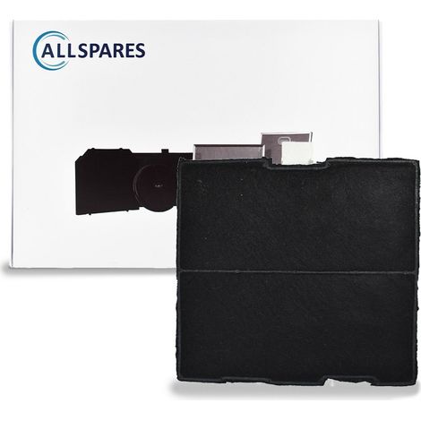 Filtro de carbón AllSpares para campanas extractoras compatible con Bosch 00744075/744075 / DHZ5226 / Siemens LZ52251 y Neff Z5133X1 (229x214x21mm) (1/5)
