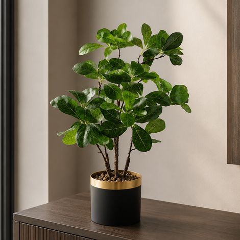 60cm Artificial Tropical Bonsai Ficus Tree - Premium Quality (1/4)
