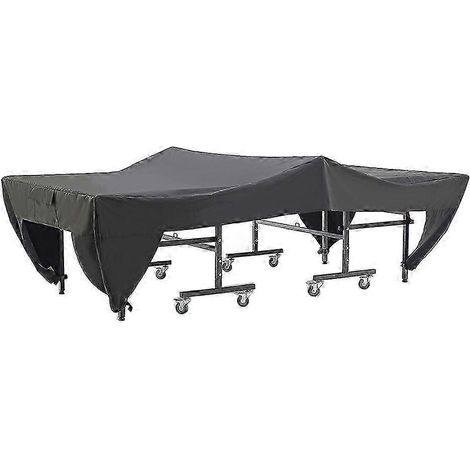 Housse de table de ping-pong imperméable, protection pour table de tennis de table d'intérieur et d'extérieur, anti-UV et anti-poussière jn (1/5)