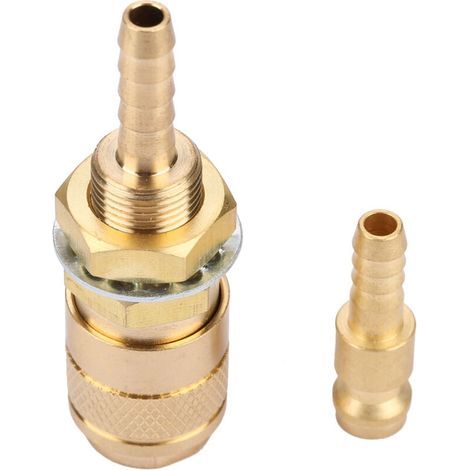 M6 Gaz & Connecteur rapide à eau, pour raccord de torche de soudage MIG TIG, pour le soudage de l'or (1/5)