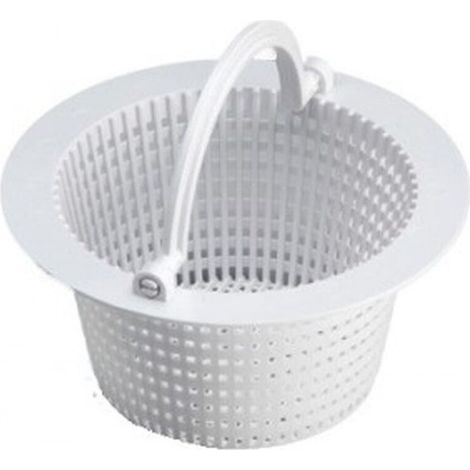 Panier de skimmer pour piscine enterrée avec poignée, panier de filtration de remplacement compatible avec filtre à sable et filtre à cartouche (1/4)