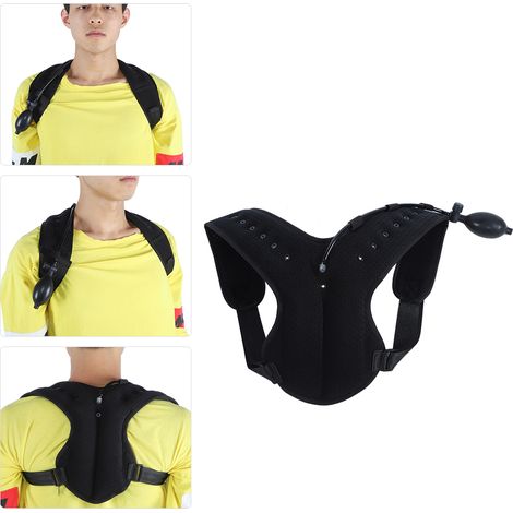 Correcteur de posture respirant, soutien dorsal, orthèse d'épaule unisexe réglable, redresseur (1/5)
