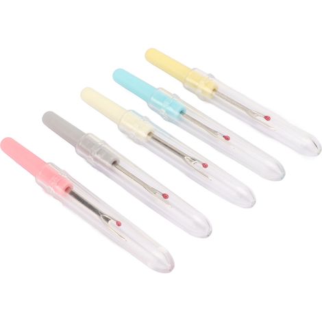Lot de 5 découseurs colorés à boule ronde, coupe-fil de couture, outil de broderie et point de croix (1/5)
