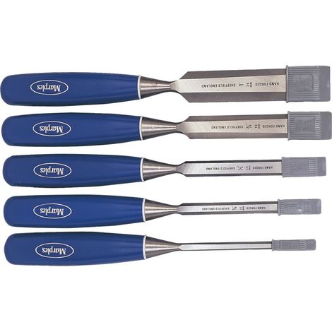 IRWIN® Marples® M444 Bevel Edge Chisel Blue Chip Handle Set, 6 Piece