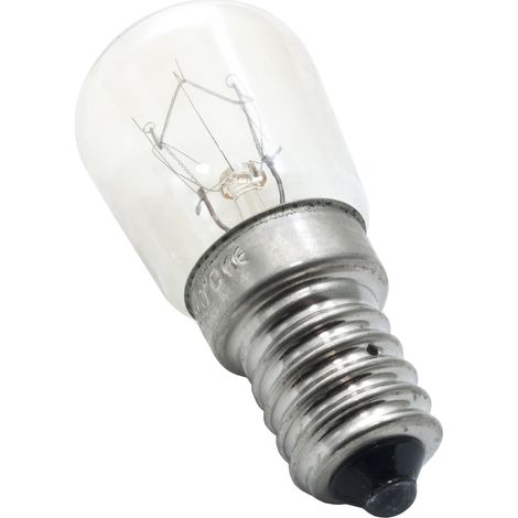 LAMPADINA ALOGENA DA FORNO ATTACCO E14 25W MAX 300°C (1/3)