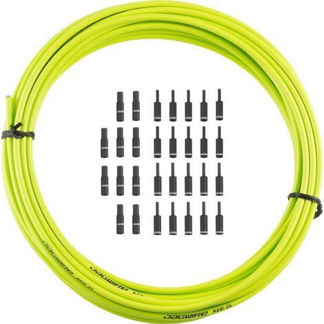 Gaine De Frein Vélo Lubrifiée 5mm 10m Avec Embouts - Glisse Durable - Jagwire