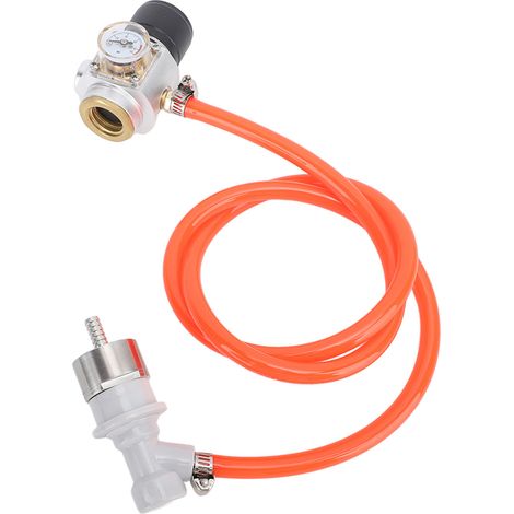Kit de tuyau adaptateur pour machine à soda avec manomètre G1/2 pour mesurer la pression. Manomètre pour machine à soda ou à eau. (1/5)