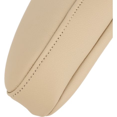 Housses d'accoudoirs de siège en cuir véritable beige (2 pièces) pour Honda Odyssey 2005-2010 (1/5)
