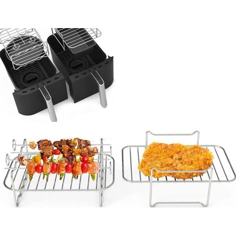 Accessoires pour friteuse à air Zone Air fryer Grille de cuisson Acier inoxydable (1/5)