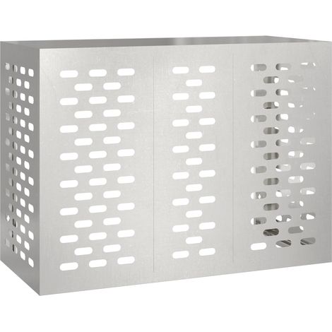 Vidaxl – Housse de climatiseur rectangulaire 110 x 50 x 80 cm – Acier résistant – Protection contre intempéries et poussière – Design moderne