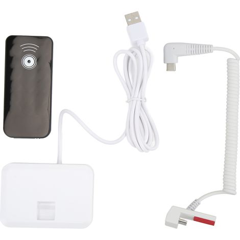 Présentoir antivol pour téléphone avec alarme antivol et fonction de chargement, support pour téléphone portable pour magasin de détail, port USB-C