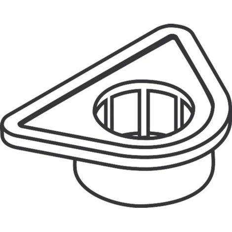 Hansgrohe HG Mounting plate for sink mixer, 97523000
