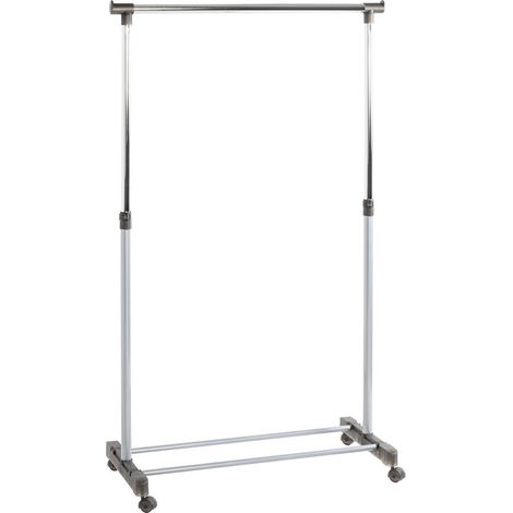 Portant à Vêtements Réglable "Diplo" 170cm Gris