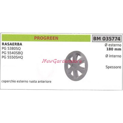 Rueda delantera PROGREEN cortacésped PG 5380SQ 035774
