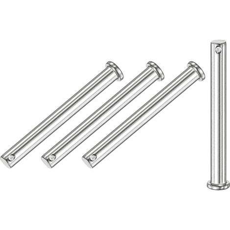 4-Pcs Goujons À Trou Unique M10 x 110mm Goujons À Tête Plate (1/5)