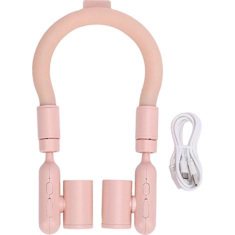 Tragbarer Kühlkragen mit Hochgeschwindigkeitslüfter, PCM-Technologie, USB-Aufladung, leise und leicht – ideal für Outdoor-Sport und Wandern. (1/5)