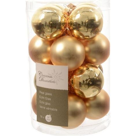 Mini Bolas de Cristal Dim. 3,5 cm 16 Piezas