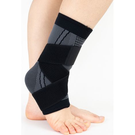 Cheville de sport, orthèse de cheville foulée en 2 pièces, pied ajustable (1/4)