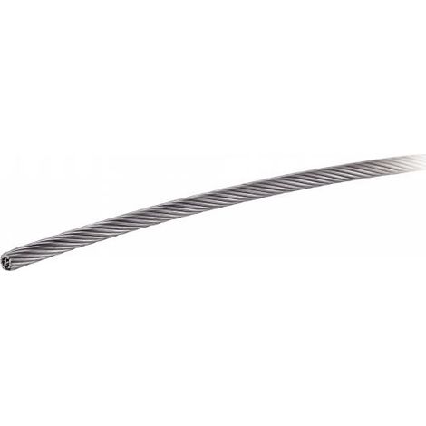 Monotoron-Kabel 1x19 - Edelstahl A4 ØKabel 3mm - Schnitt pro Meter
