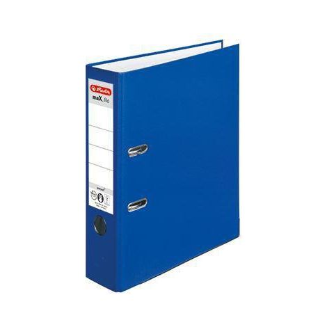 Herlitz Ordner maX.file protect 5480405 DIN A4 80mm PP blau (1/2)