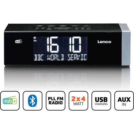 Radio reveil bluetooth dab fm avec chargeur usb 233274289 (1/5)