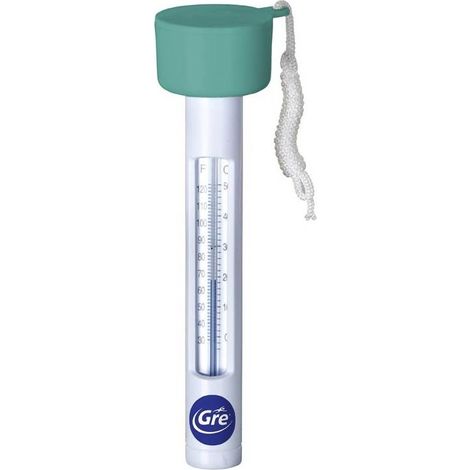 Thermomètre piscine GRE floating tubular thermometer durable double lecture (1/2)