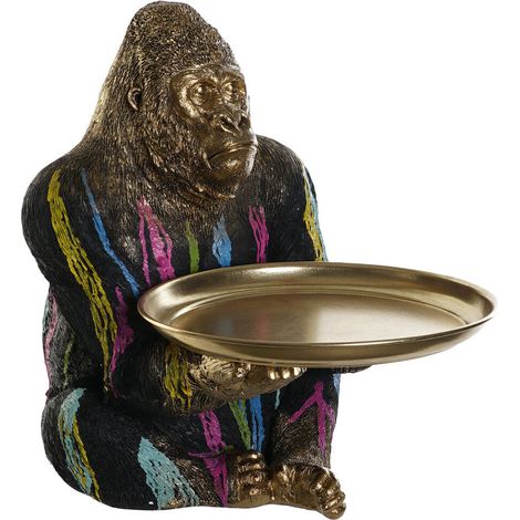 DKD Home Decor Figurine Gorille Multicouleur Résine (1/4)