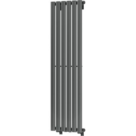 Radiateur décoratif Mexen Oregon 1200 x 360 mm, 417 W, anthracite - W202-1200-350-00-66 (1/5)
