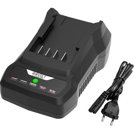 G24C Ersatzladegerät für Greenworks 24 V G24X2UC2. Kompatibel mit Greenworks 24 V Akku und Ladegerät G24B2 G24B4 (1/5)