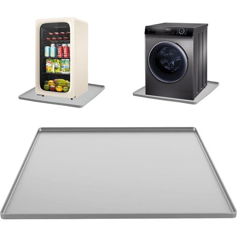 Bac de lavage en silicone étanche pour machine à laver, sèche-linge, lave-vaisselle, réfrigérateur, climatisation (C) 60 x 60 cm (1/5)