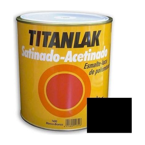 -CAHERSA- PINTURA TITANLAK SAT. NEGRO 125 ML TITAN